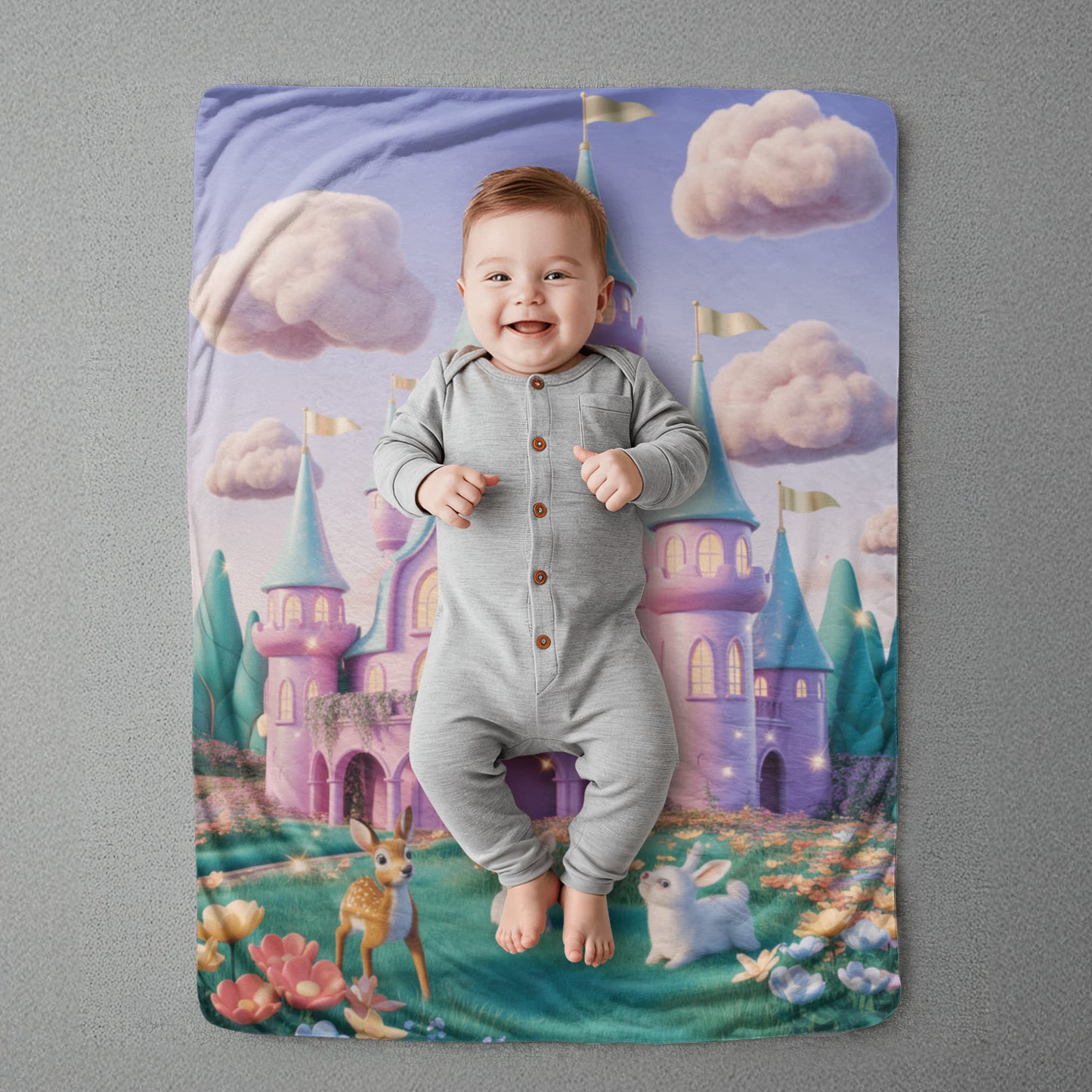 Fairy Tale Castle Blanket
