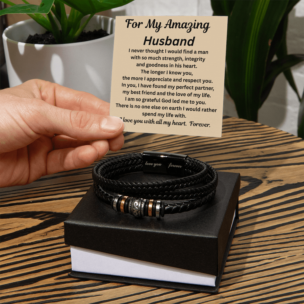 For My Amazing Husband Bracelet