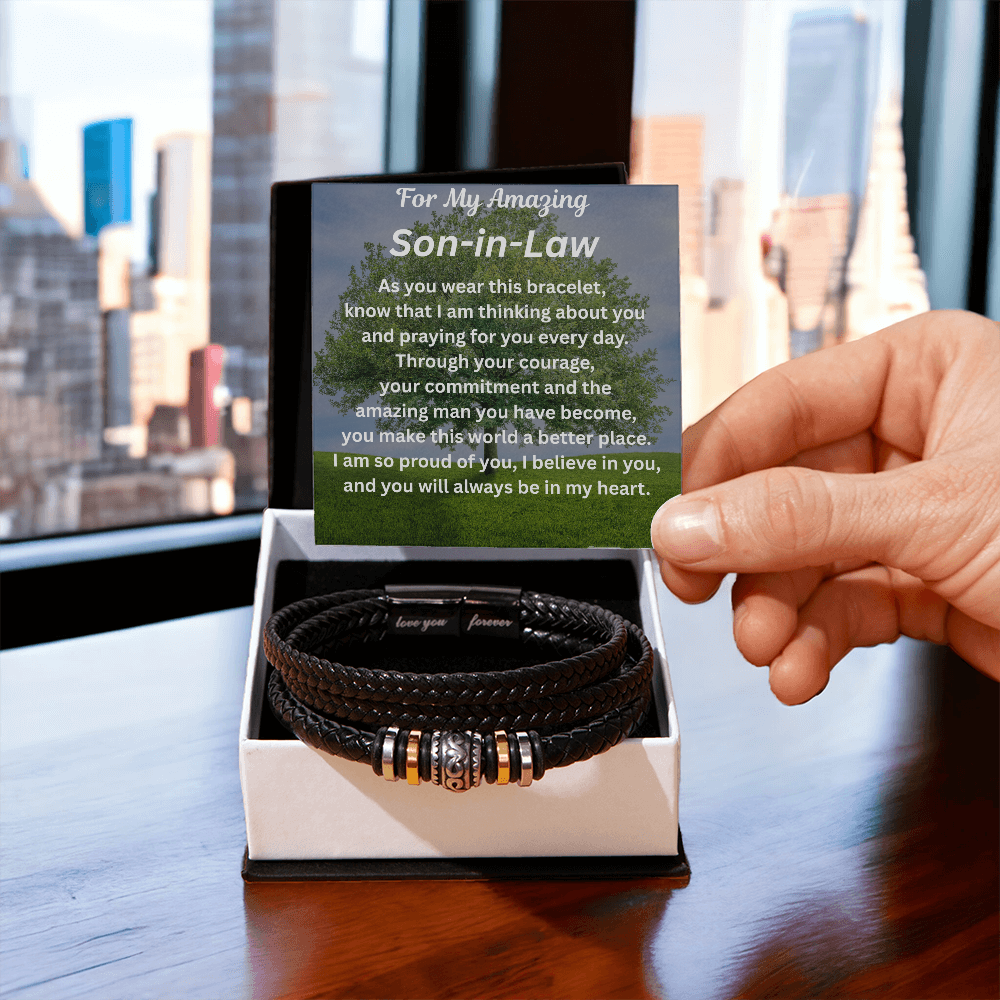 For My Amazing Son-in-Law Bracelet