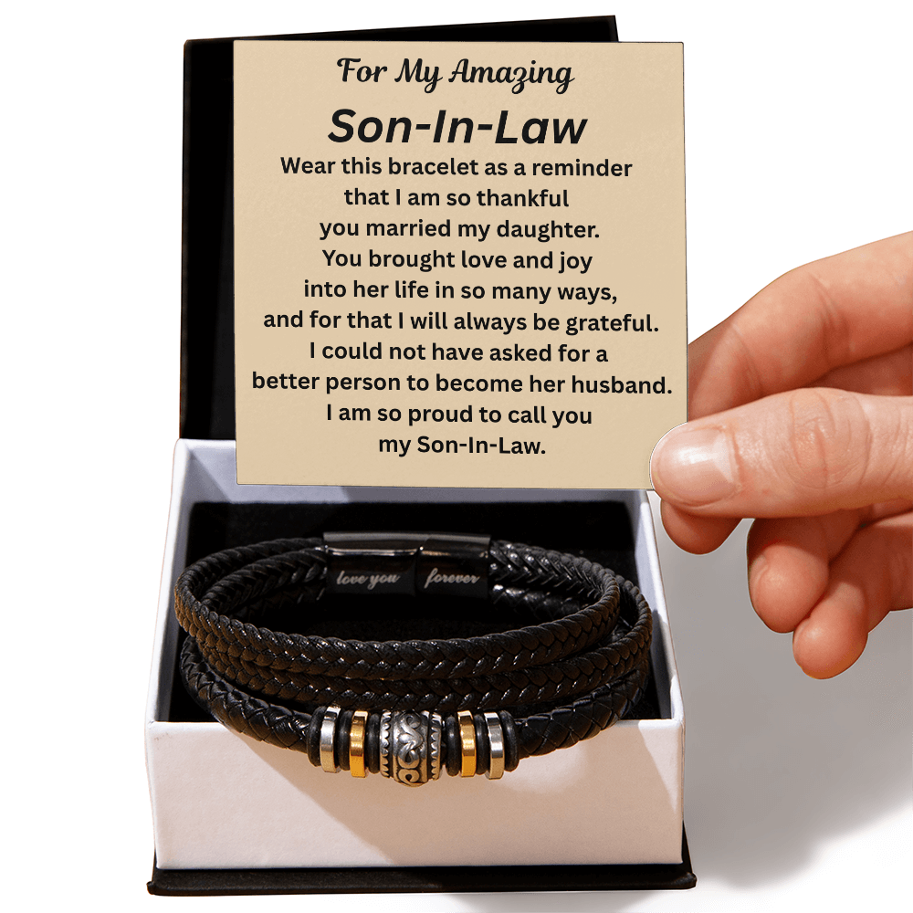 For My Amazing Son-in-law Bracelet