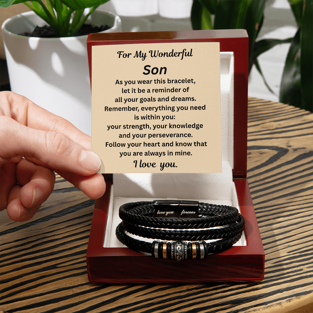 For My Wonderful Son Bracelet