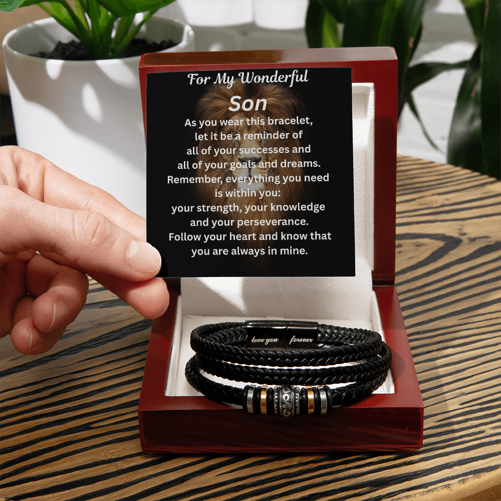 For My Wonderful Son Bracelet