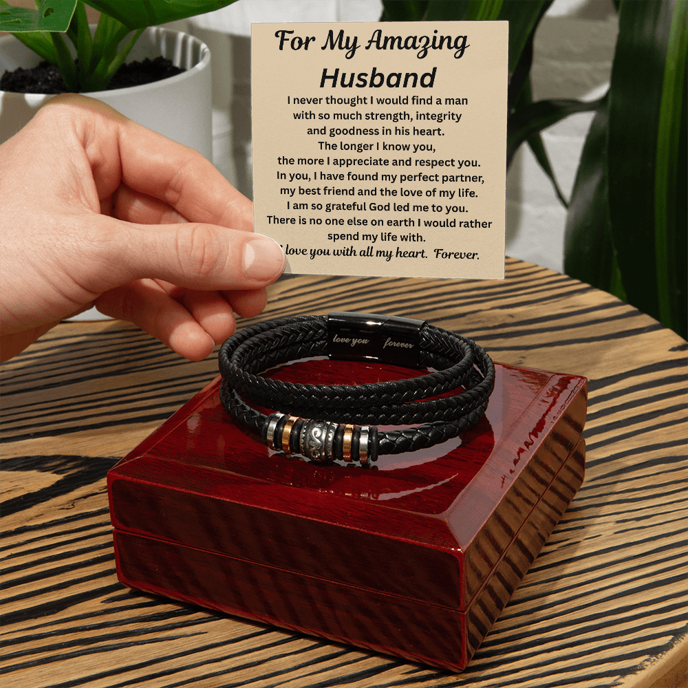 For My Amazing Husband Bracelet