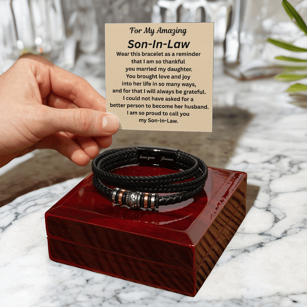 For My Amazing Son-in-law Bracelet