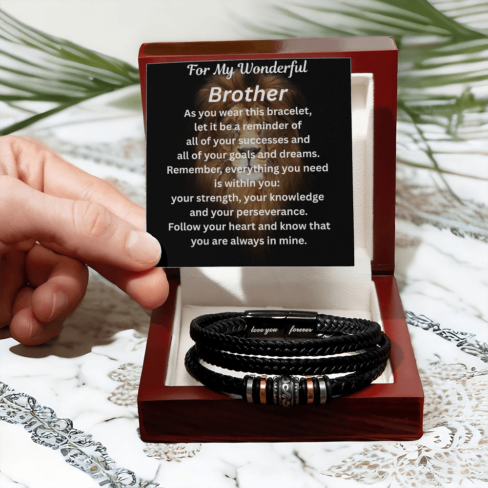 For My Wonderful Brother Bracelet