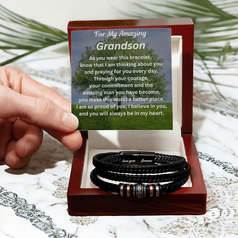 For My Amazing Grandson Bracelet