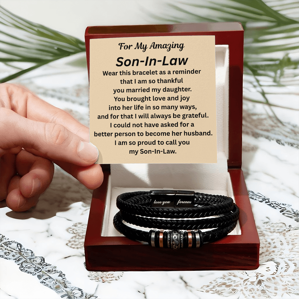 For My Amazing Son-in-law Bracelet