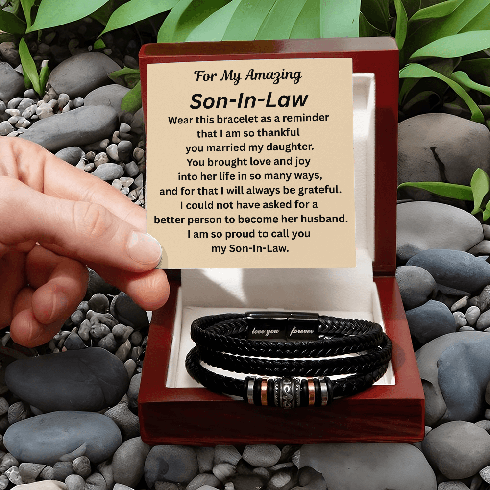 For My Amazing Son-in-law Bracelet