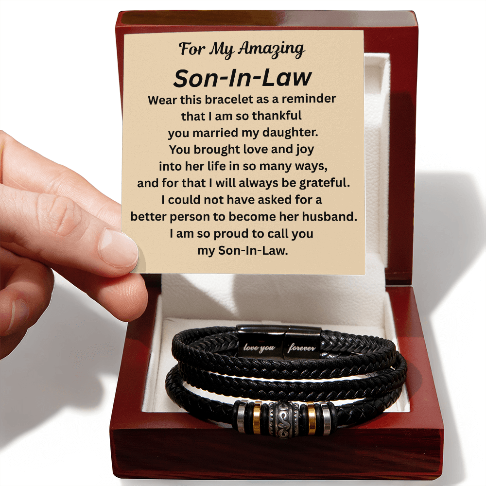 For My Amazing Son-in-law Bracelet
