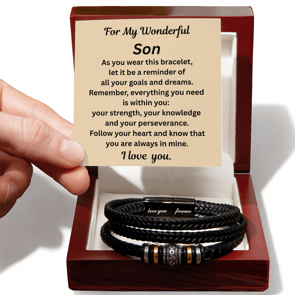 For My Wonderful Son Bracelet