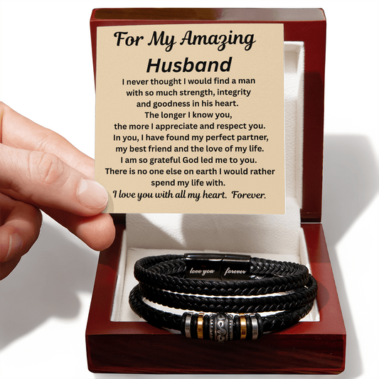 For My Amazing Husband Bracelet