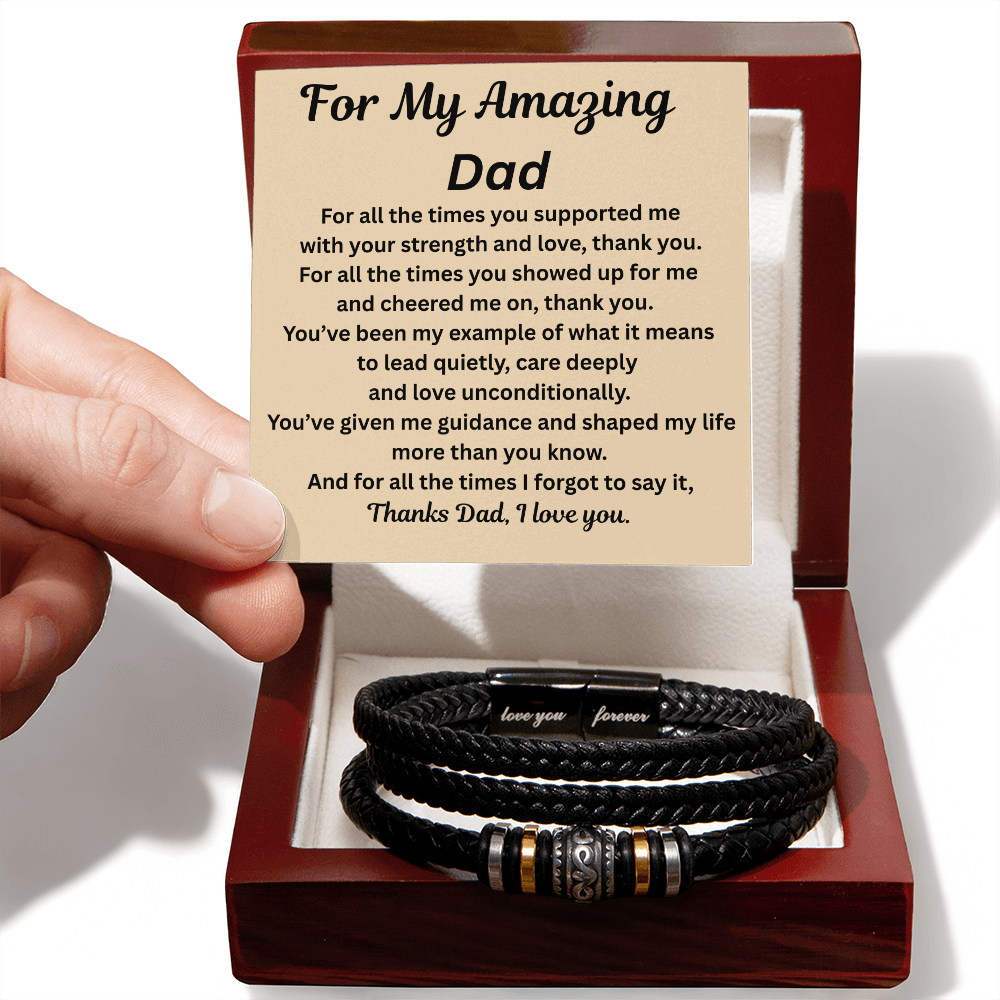 For My Amazing Dad Bracelet