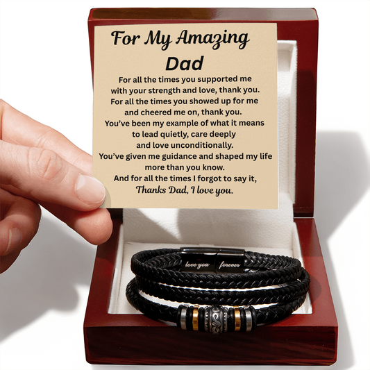 For My Amazing Dad Bracelet