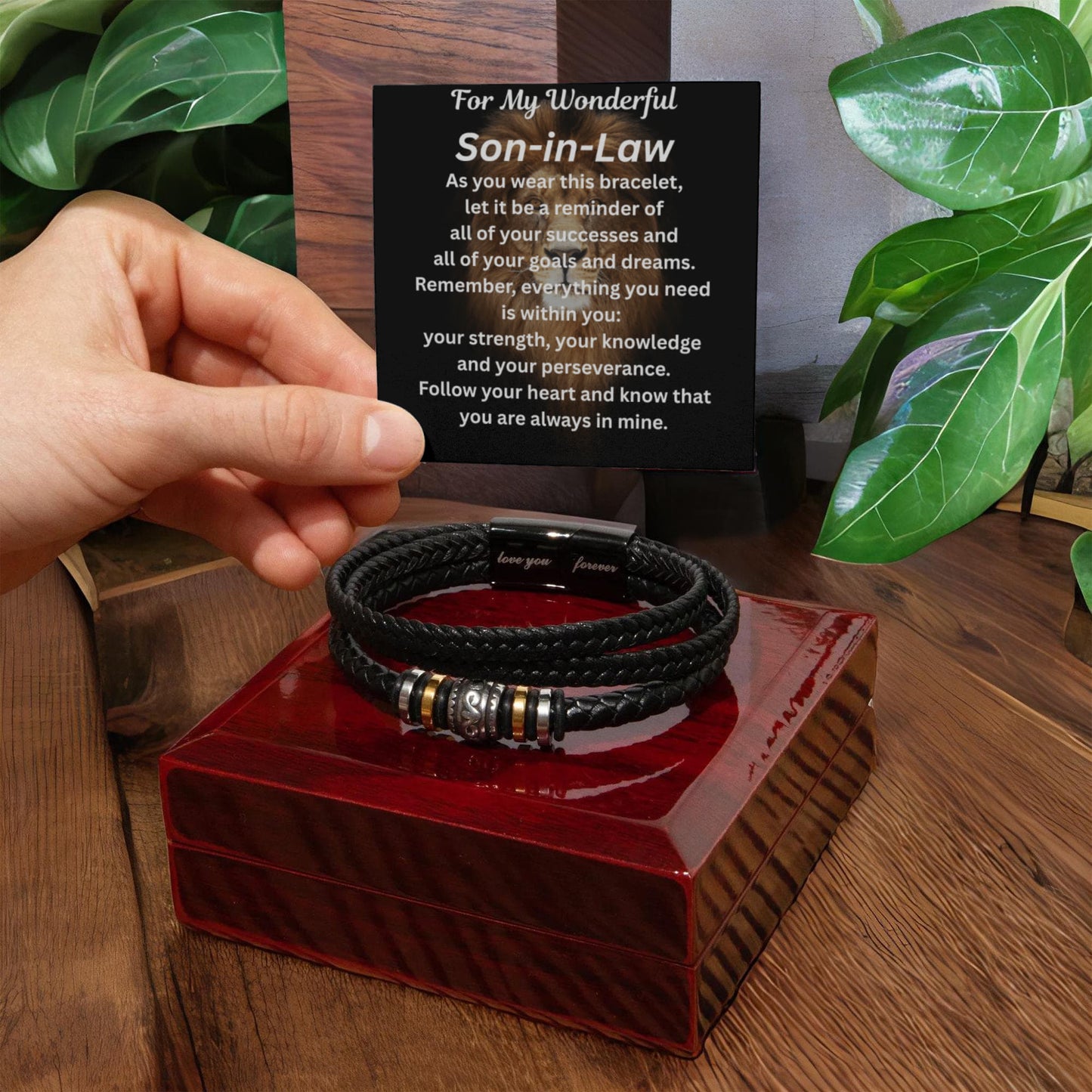 For My Wonderful Son-in-Law Bracelet