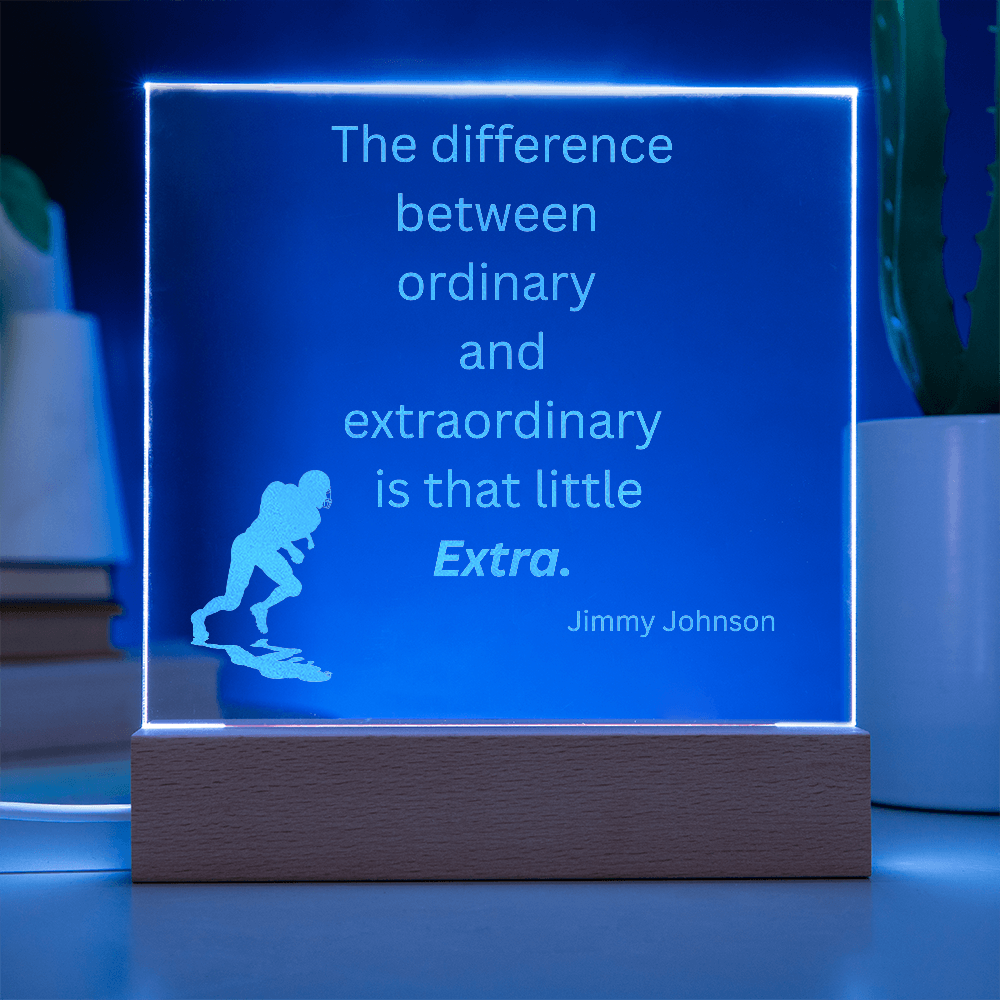 Engraved Acrylic Plaque or Nightlight: The difference between ordinary