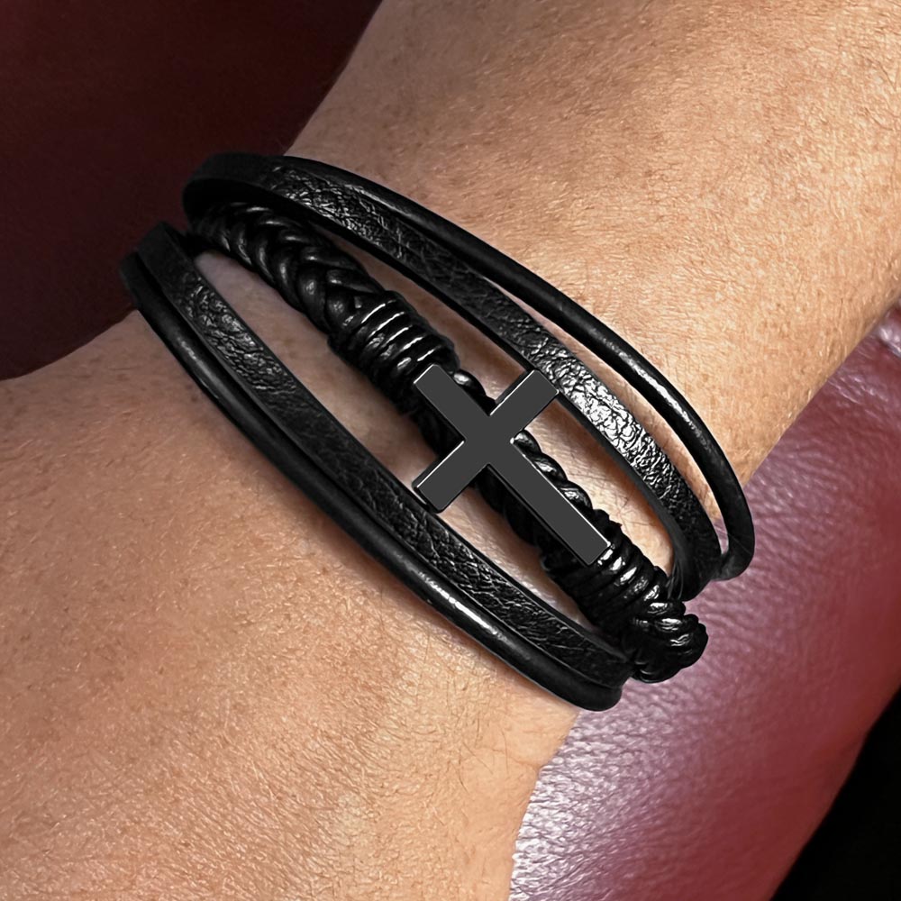 For My Awesome Brother Cross Bracelet