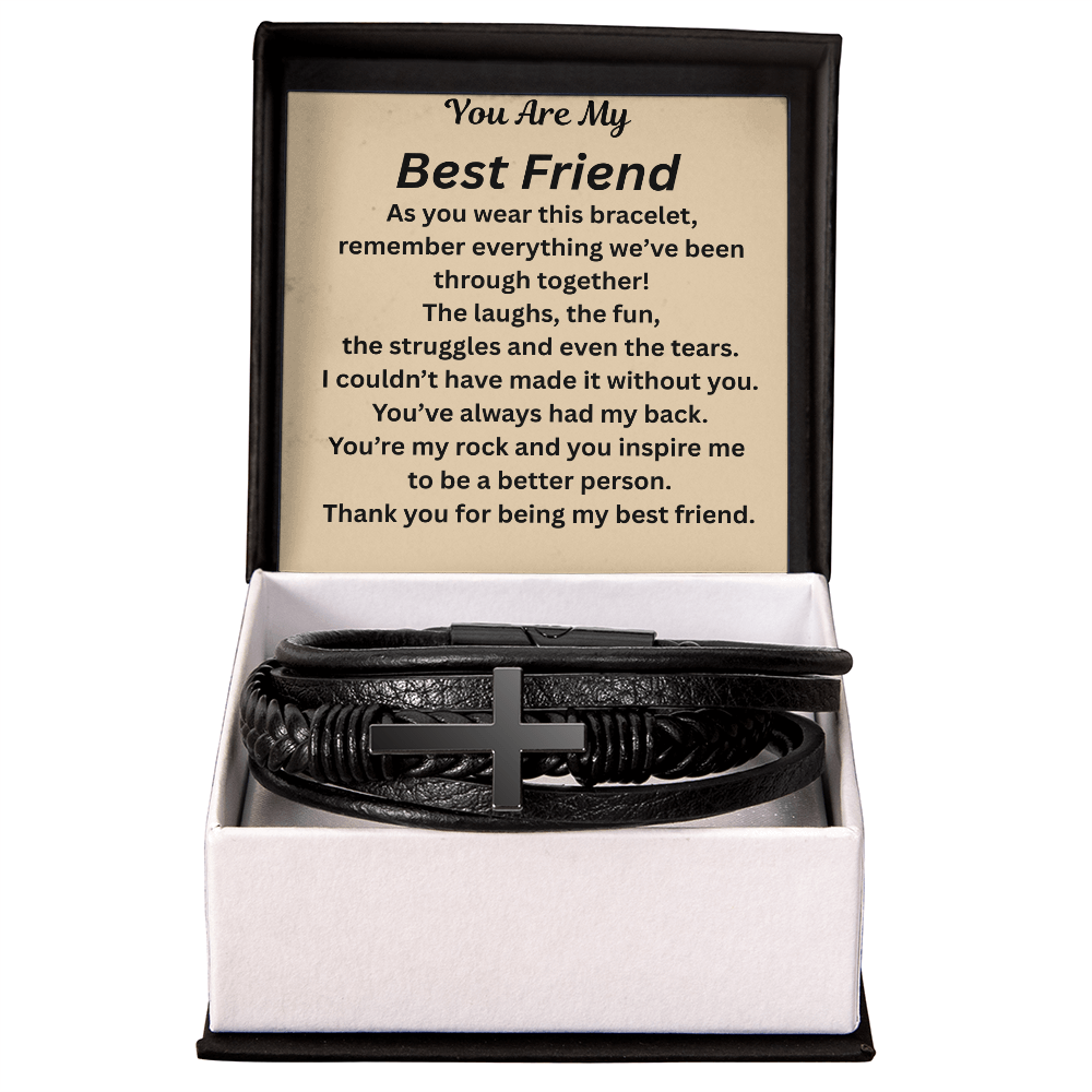 You Are My Best Friend Cross Bracelet