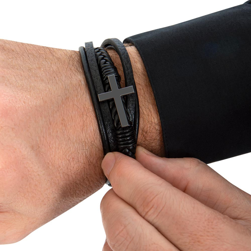 For My Amazing Son-in-law Cross Bracelet