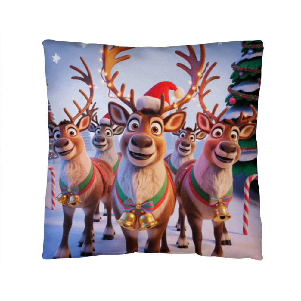 Christmas Reindeer Pillow