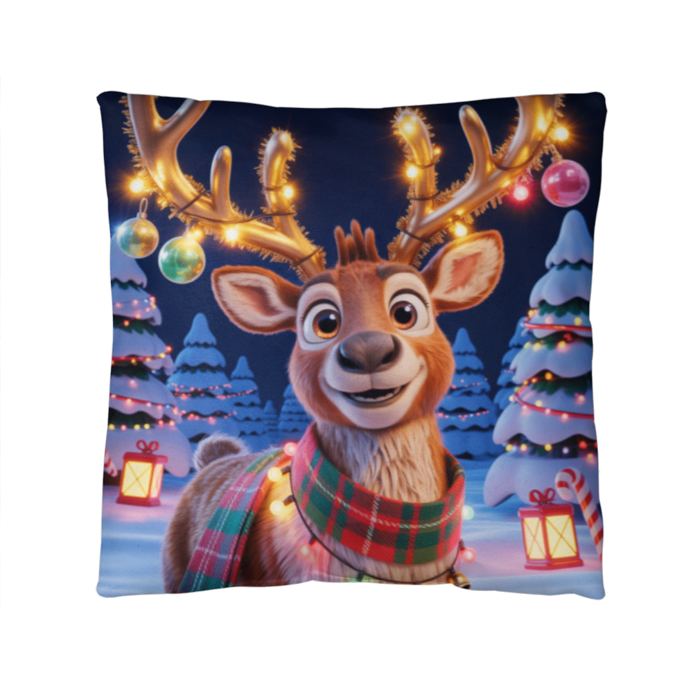 Christmas Reindeer Pillow