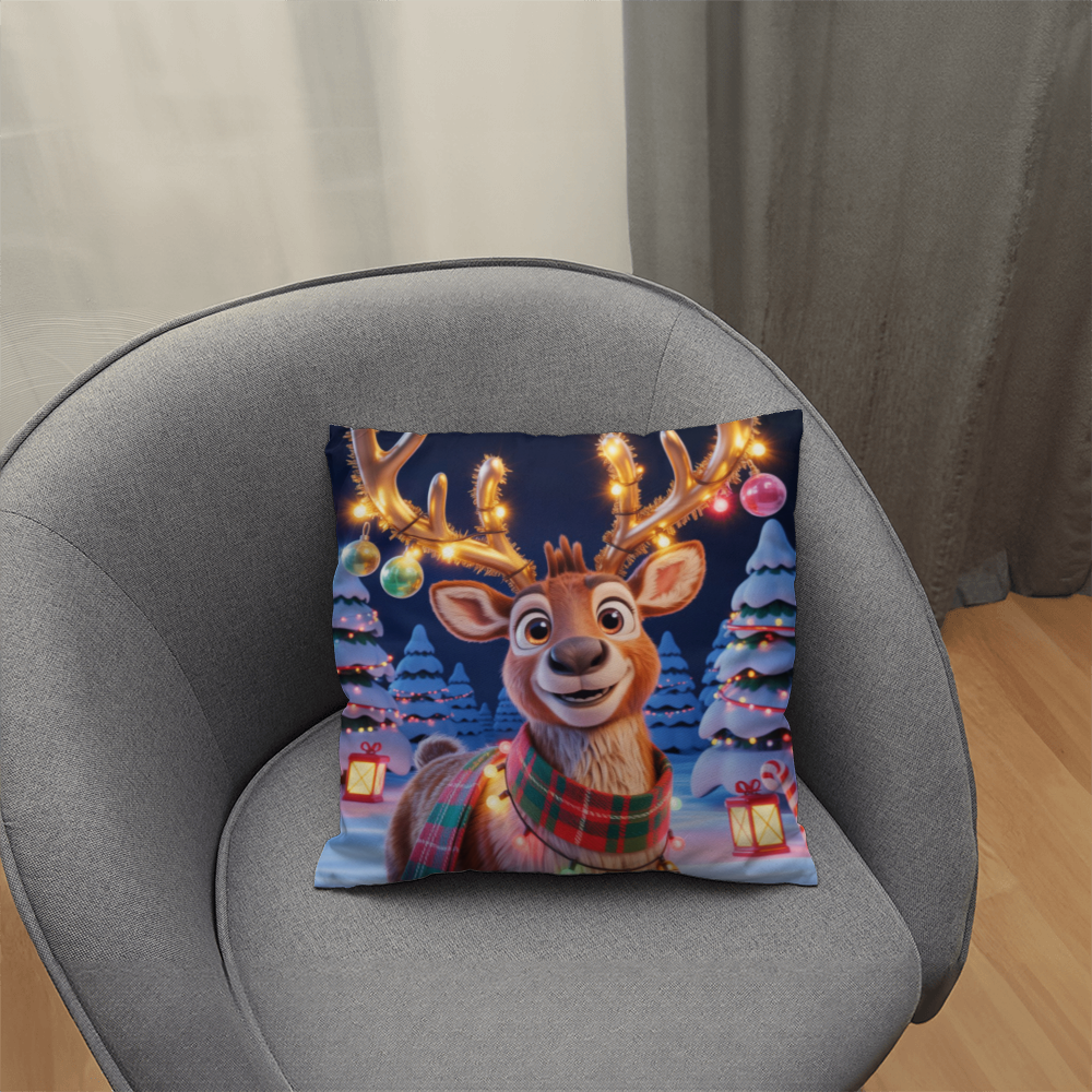 Christmas Reindeer Pillow