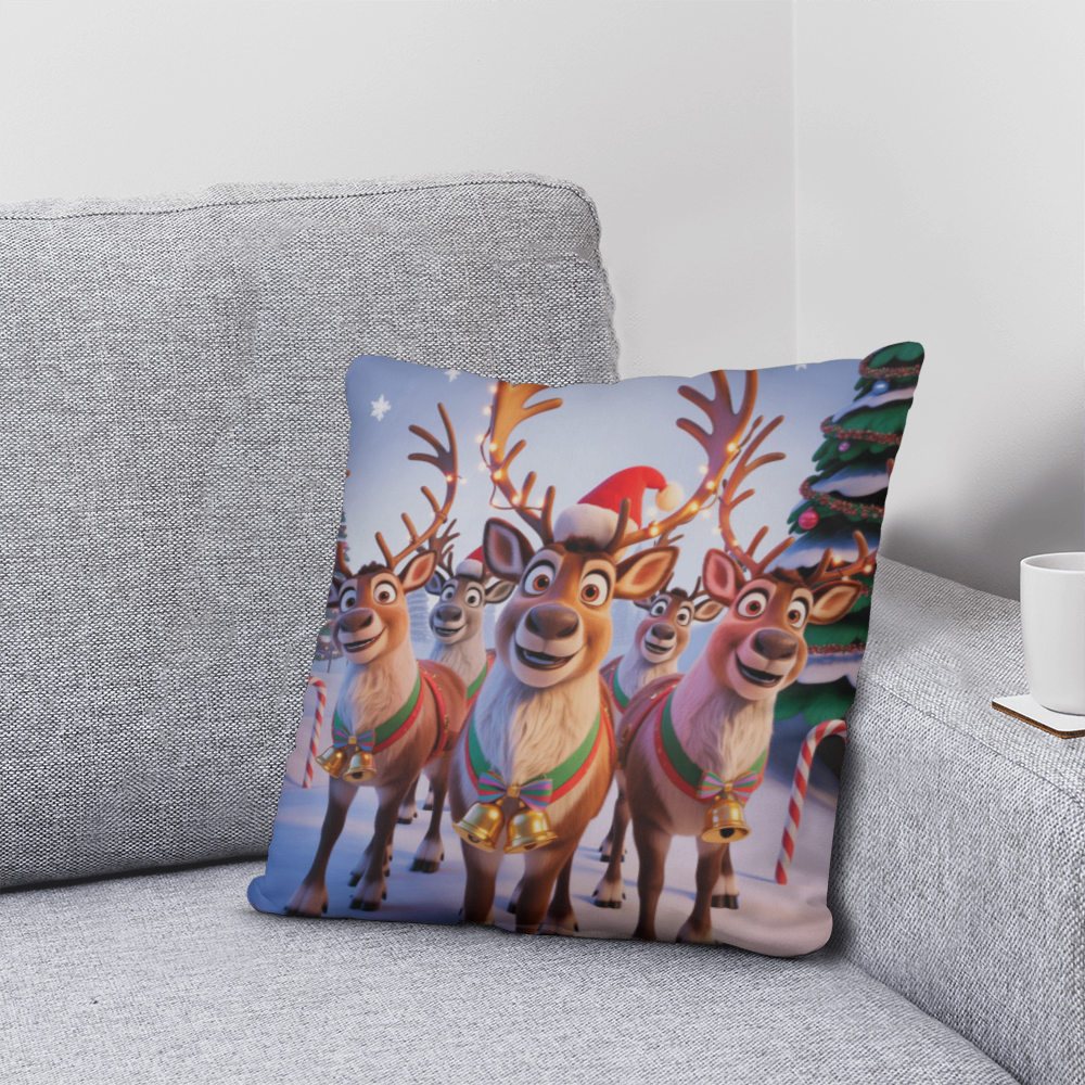 Christmas Reindeer Pillow