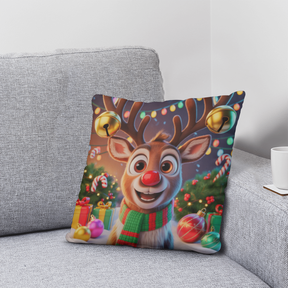 Christmas Reindeer Pillow