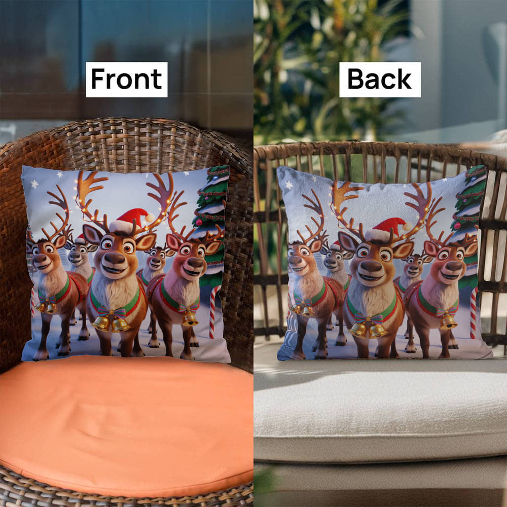 Christmas Reindeer Pillow