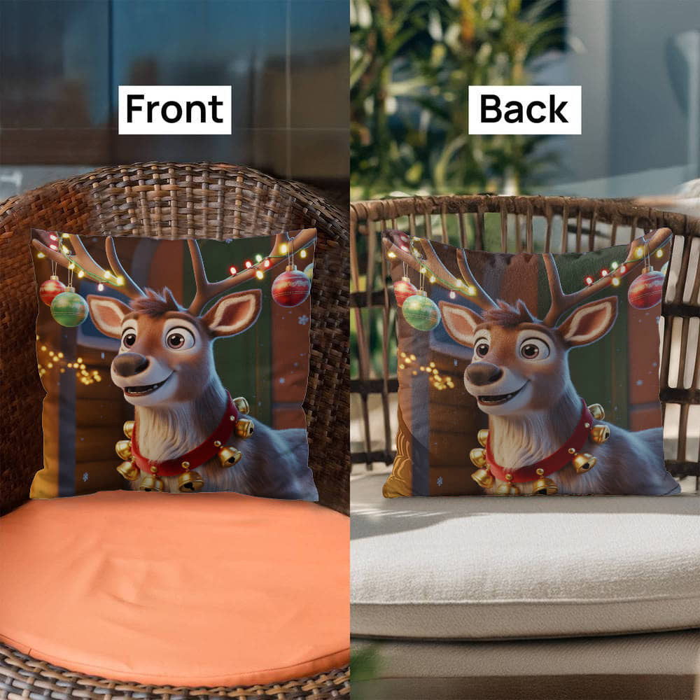Christmas Reindeer Pillow
