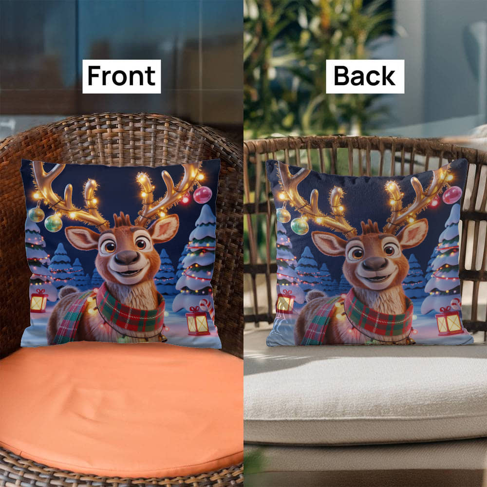 Christmas Reindeer Pillow