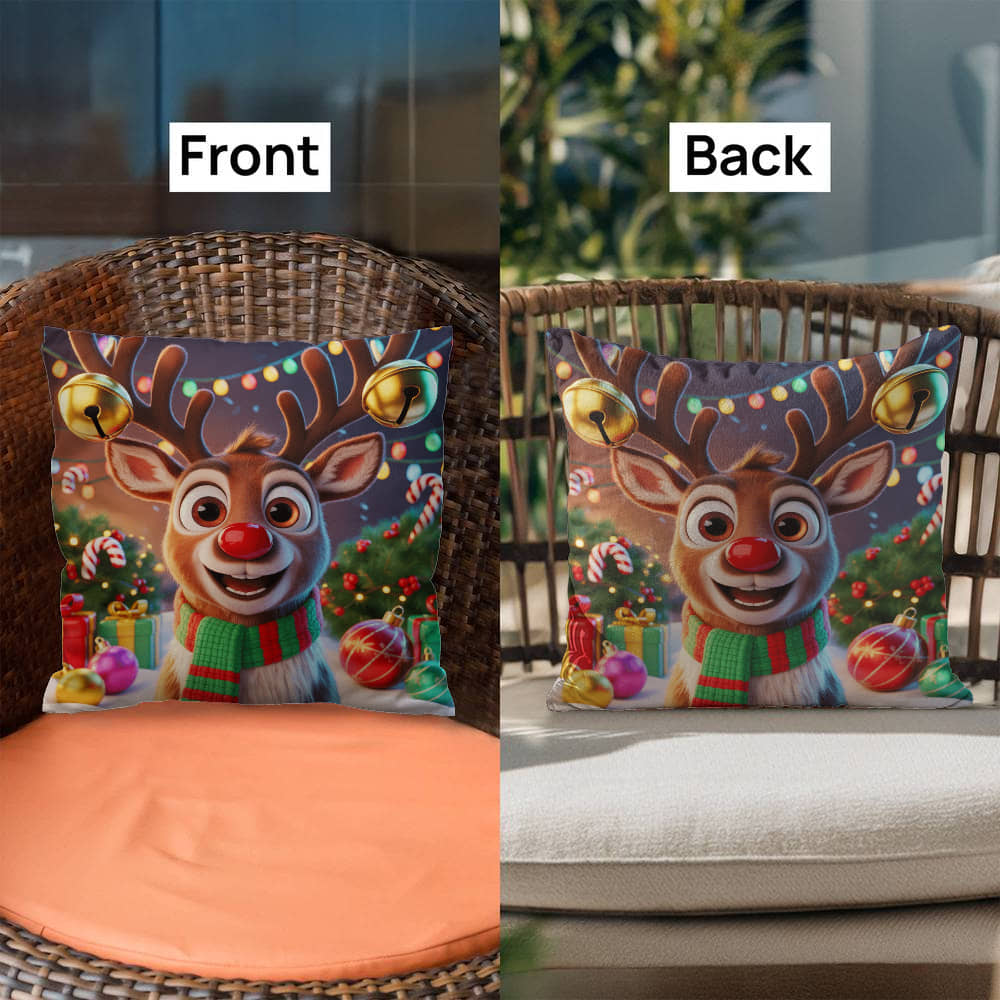 Christmas Reindeer Pillow