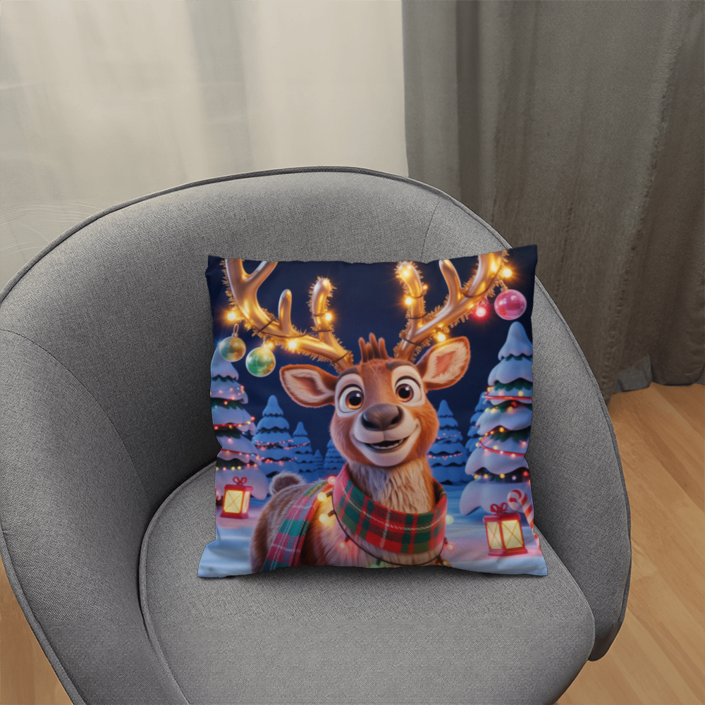Christmas Reindeer Pillow