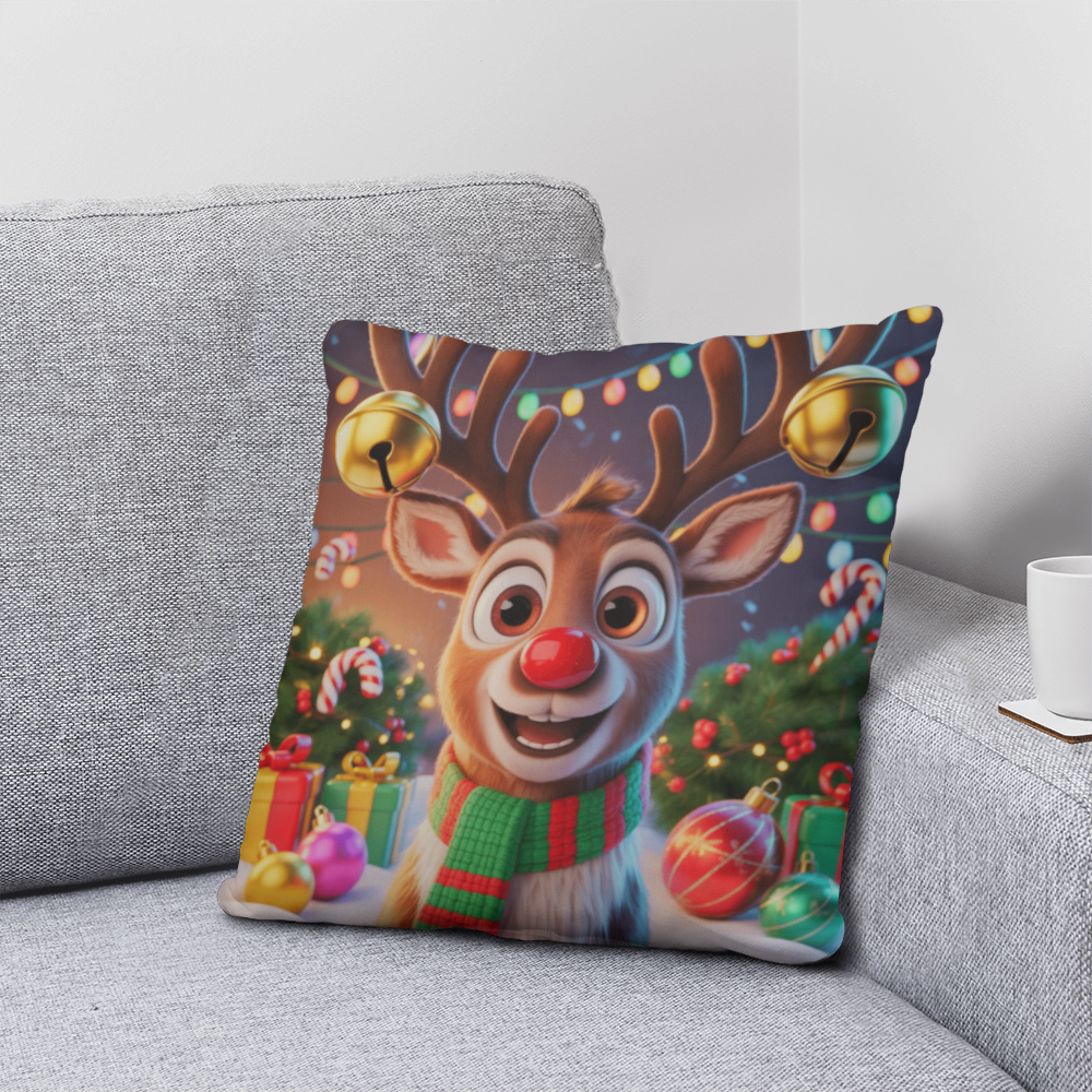 Christmas Reindeer Pillow