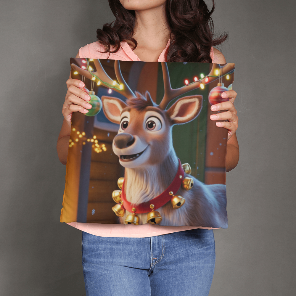 Christmas Reindeer Pillow