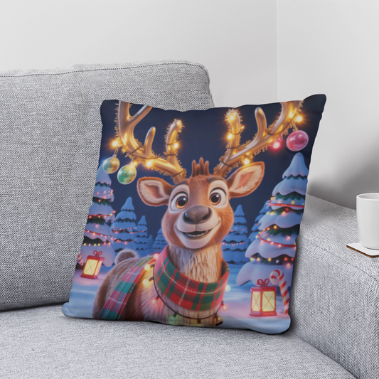 Christmas Reindeer Pillow