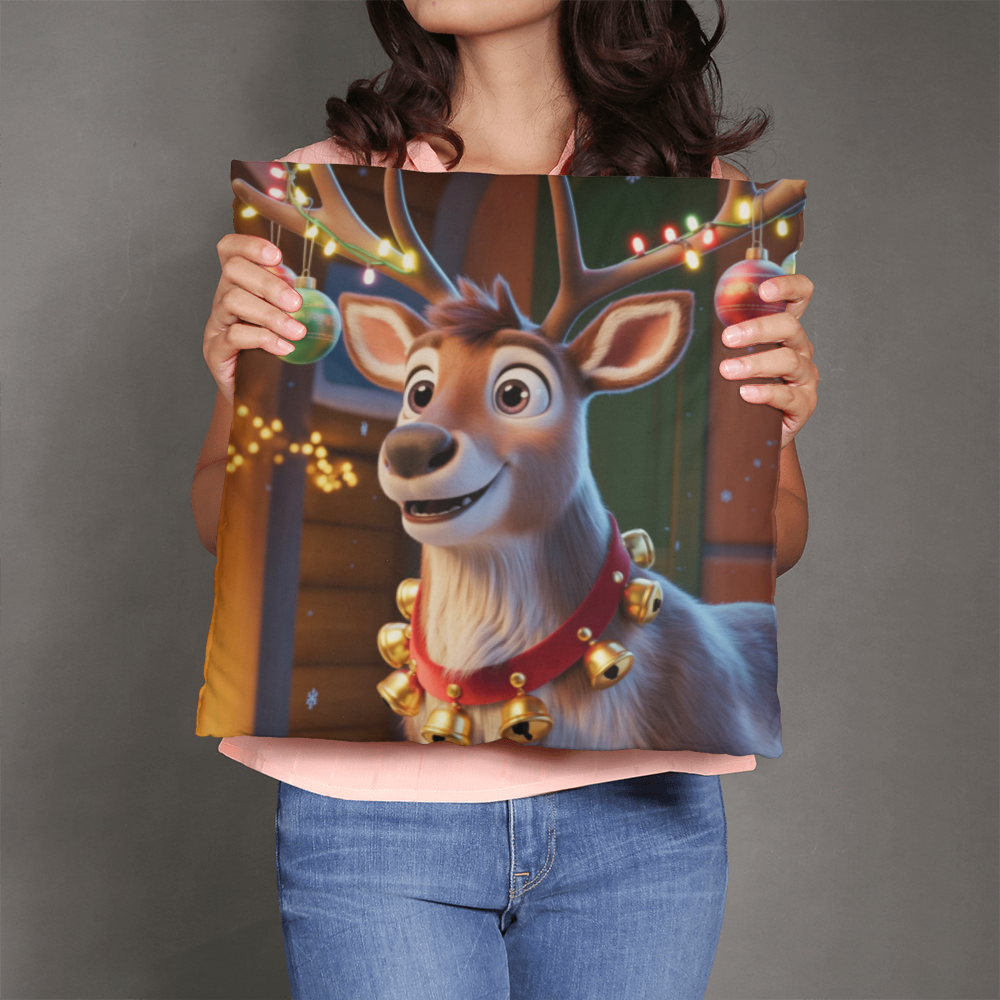 Christmas Reindeer Pillow