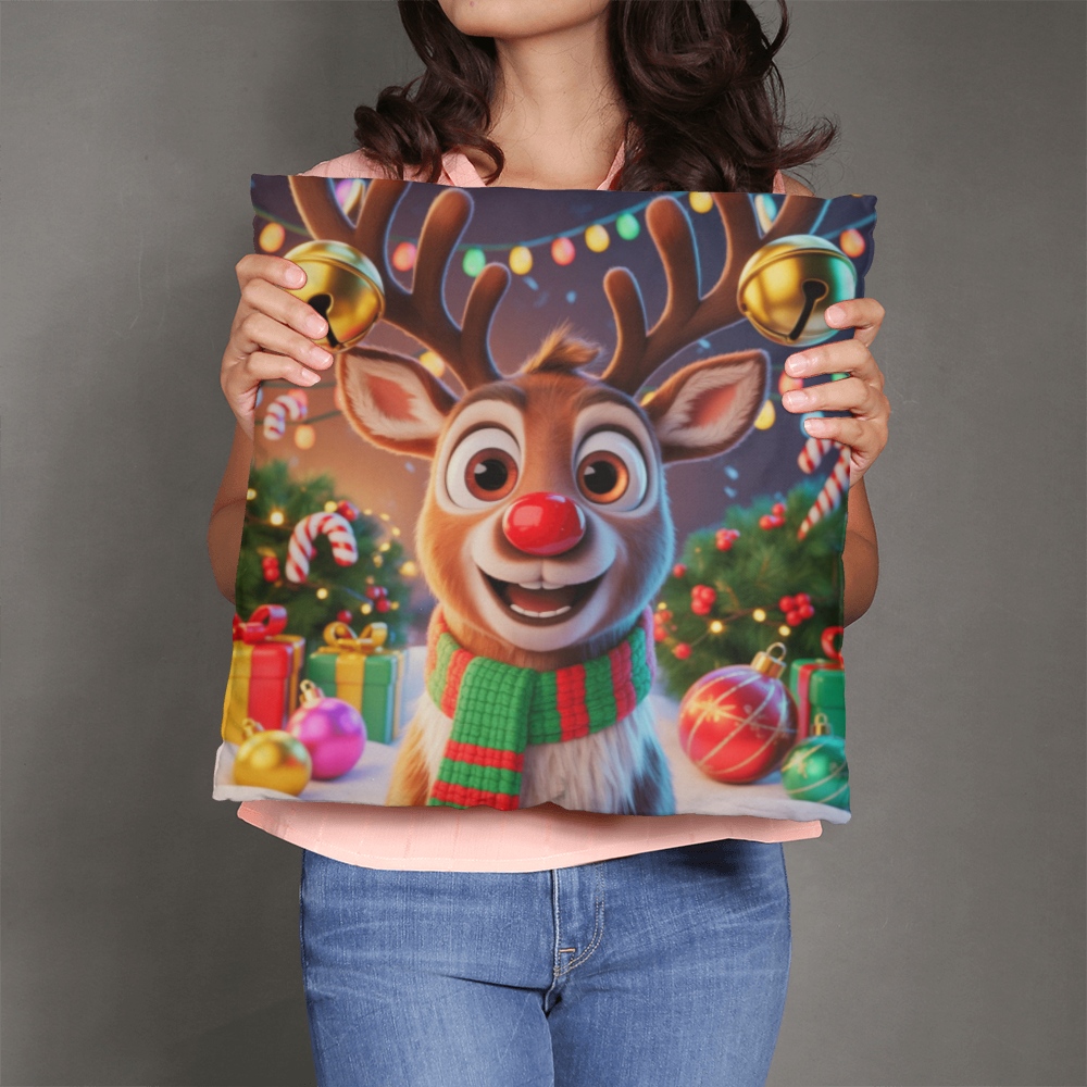 Christmas Reindeer Pillow