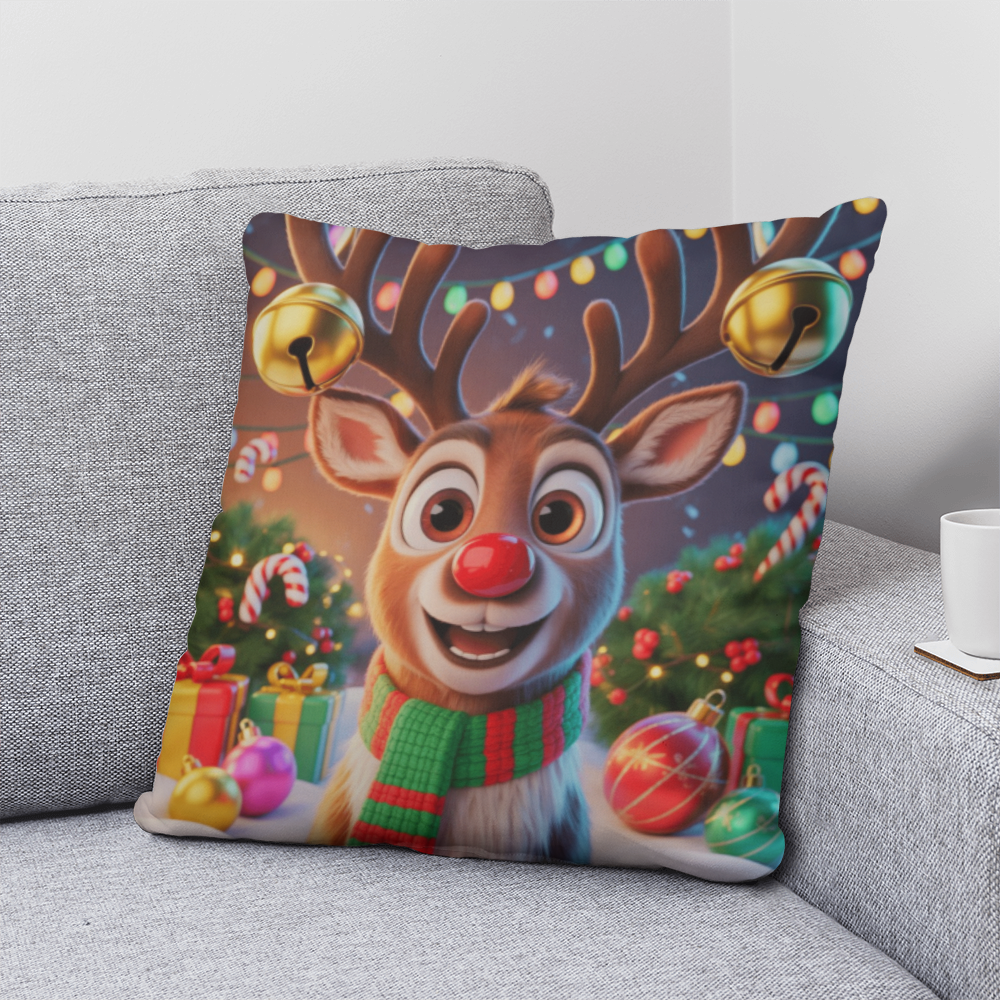 Christmas Reindeer Pillow