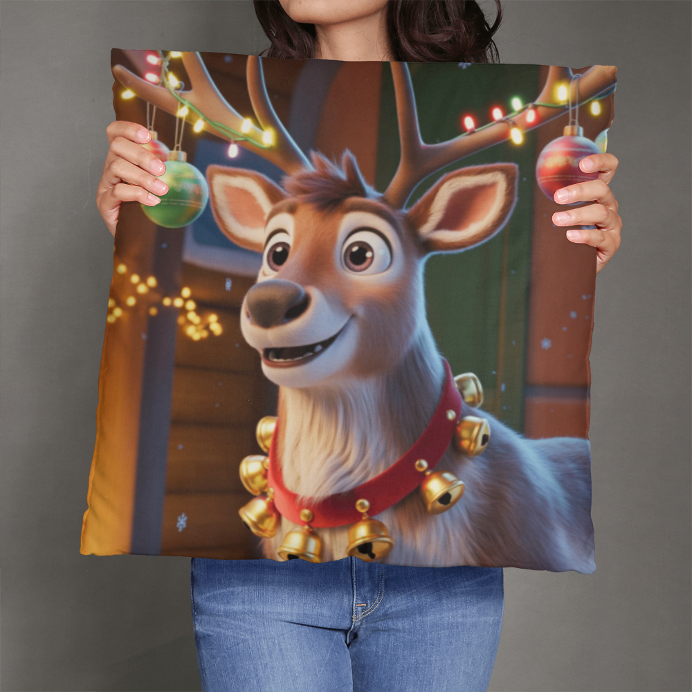 Christmas Reindeer Pillow