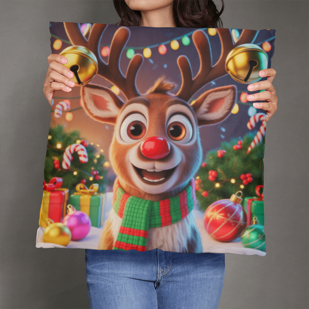 Christmas Reindeer Pillow