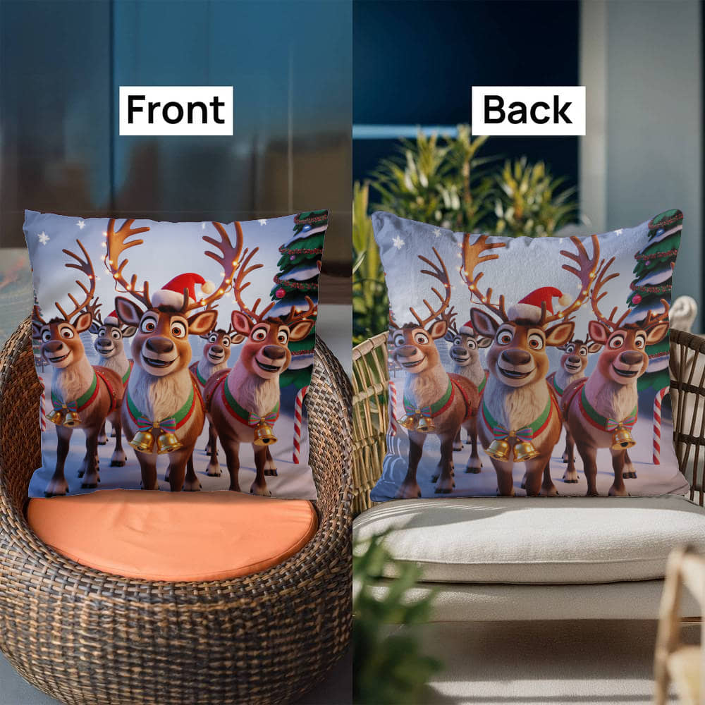 Christmas Reindeer Pillow