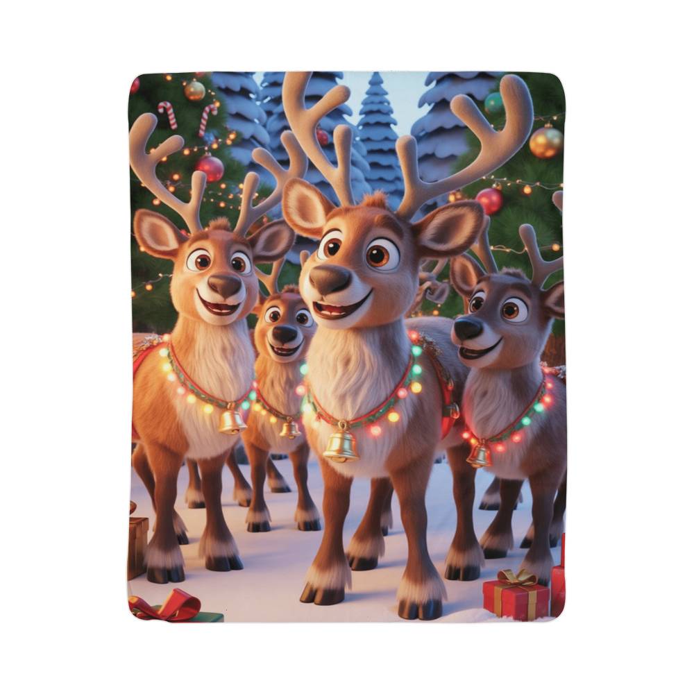 Christmas Reindeer Blanket
