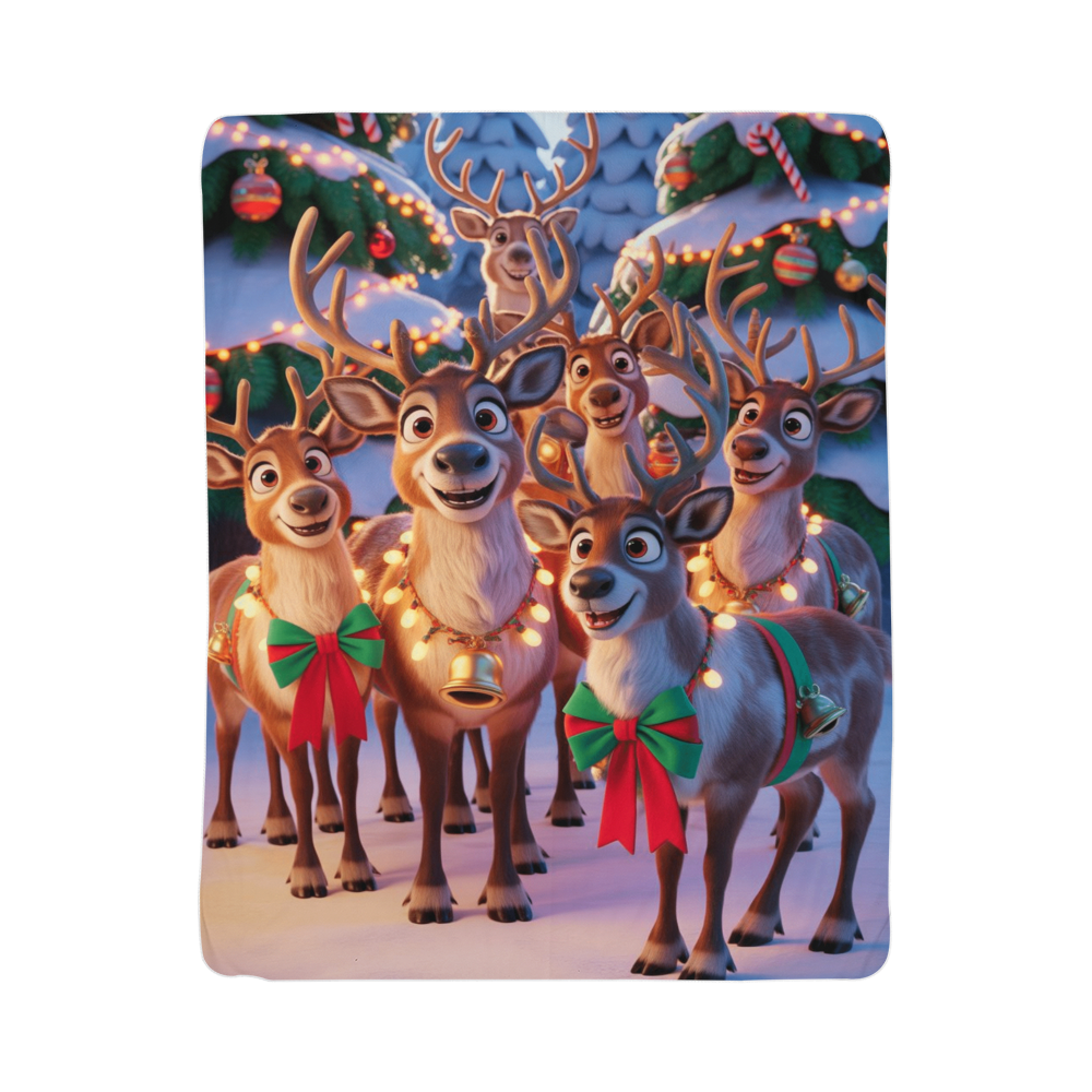 Christmas Reindeer Blanket