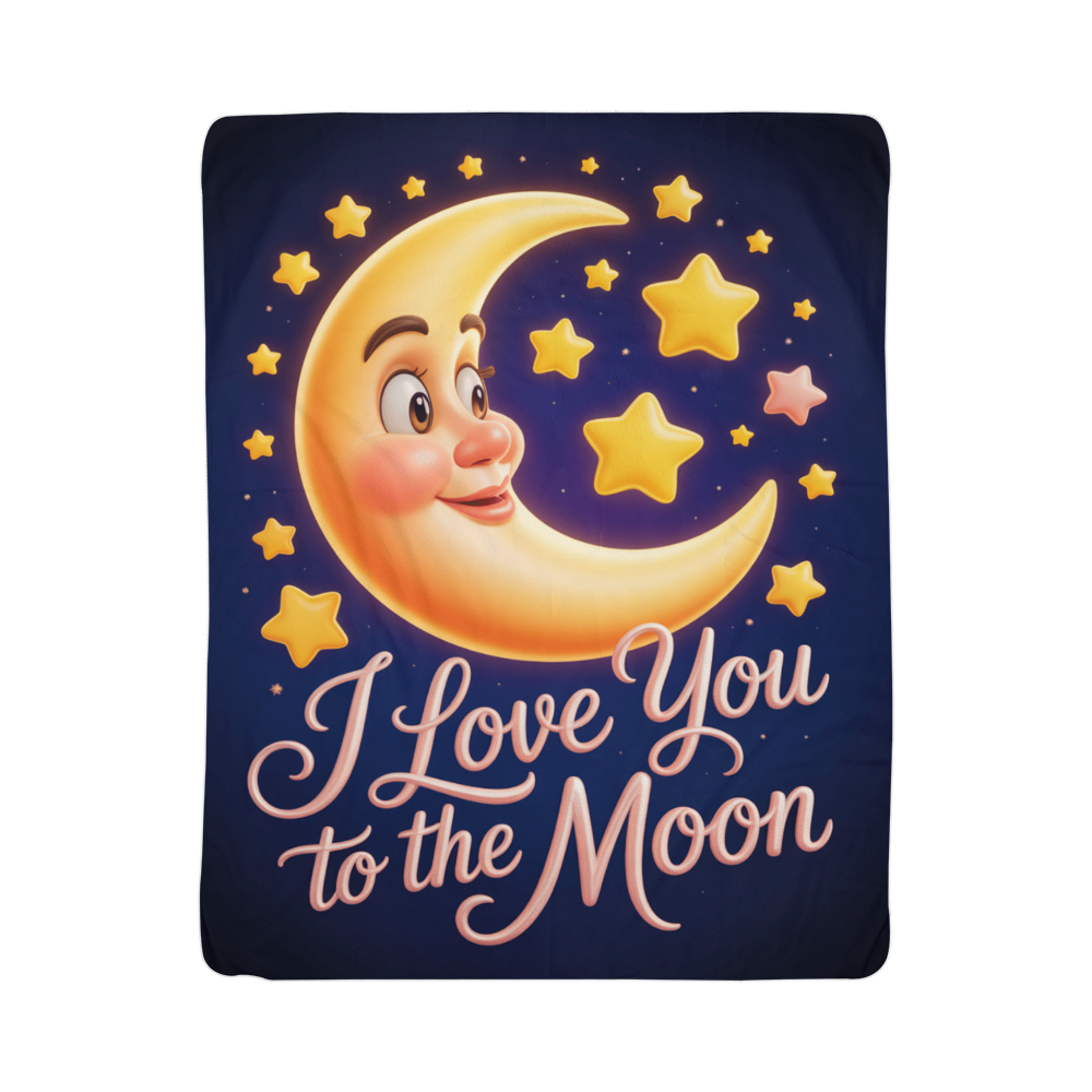 I love you to the moon Blanket
