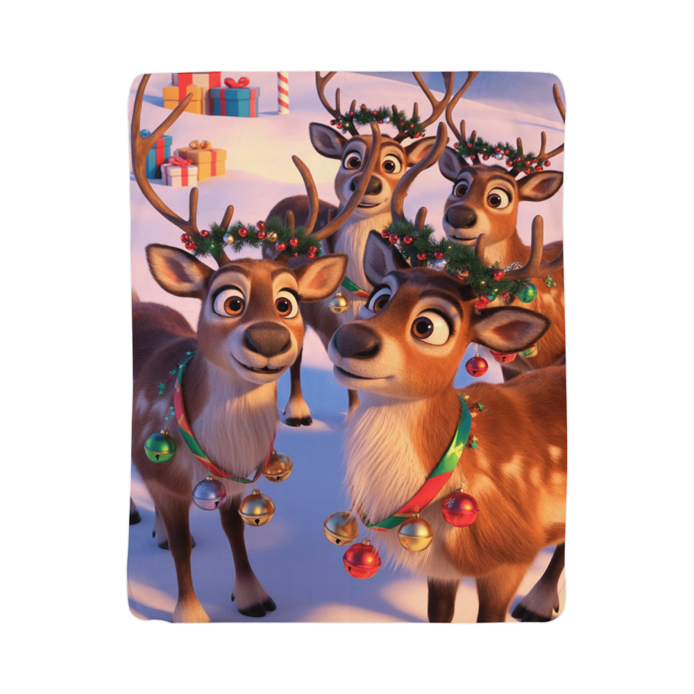 Christmas Reindeer Blanket