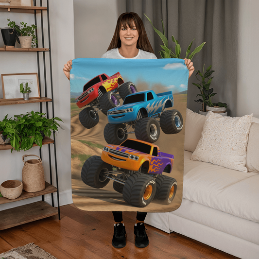 Monster Trucks Blanket