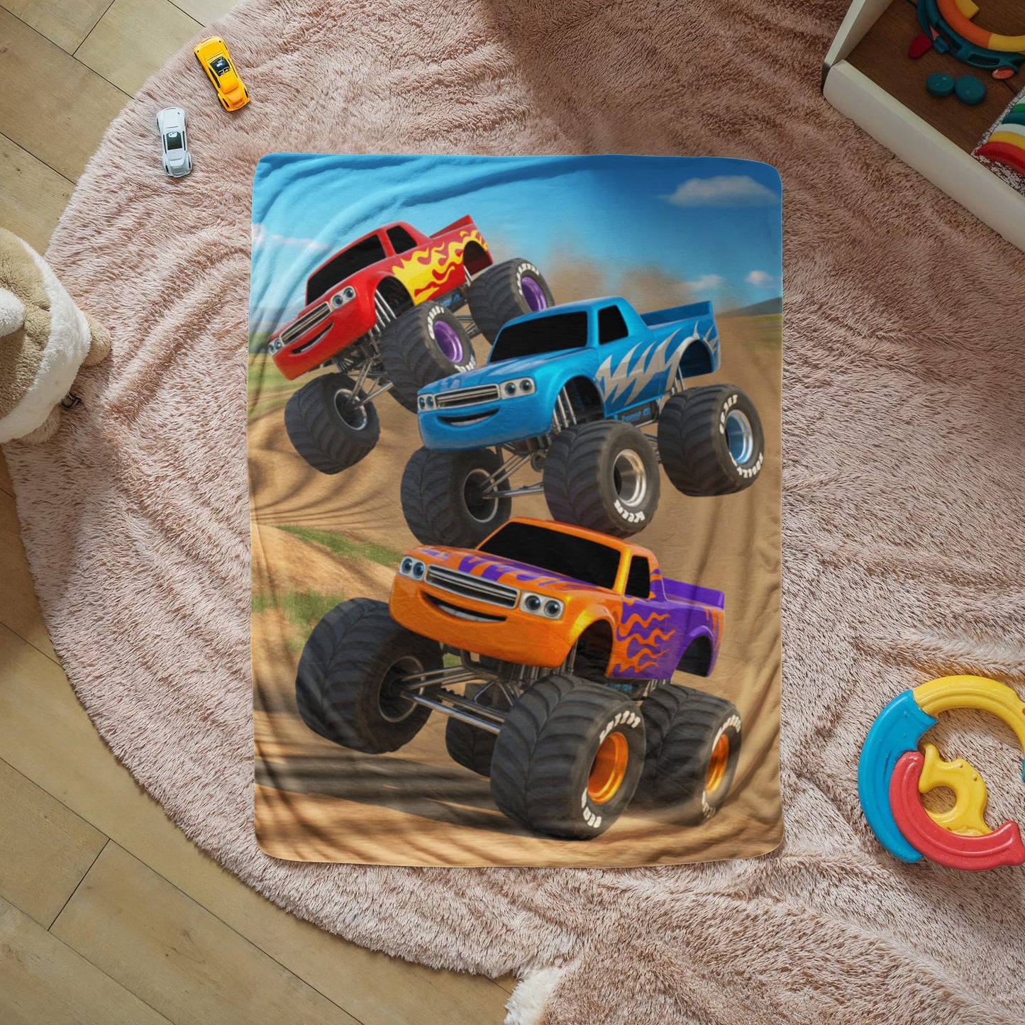 Monster Trucks Blanket
