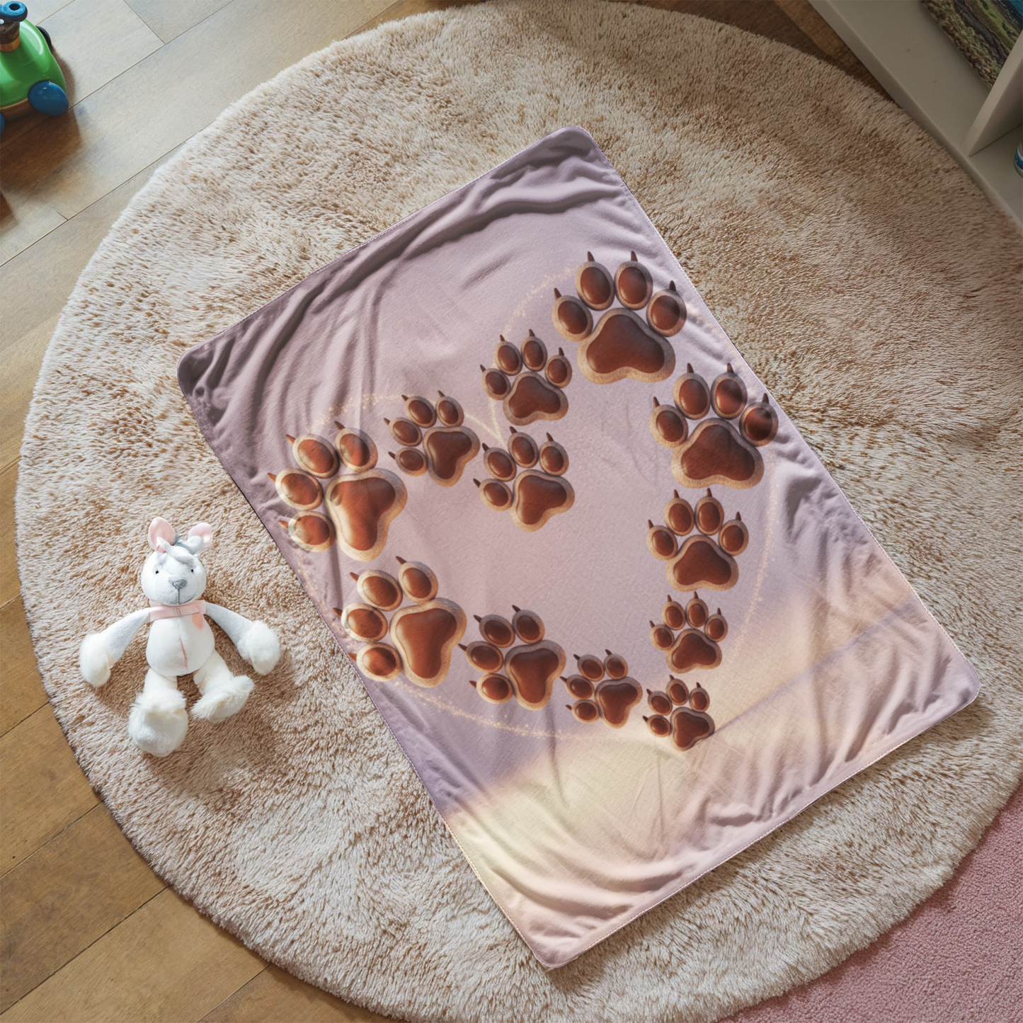 Dog Heart Blanket