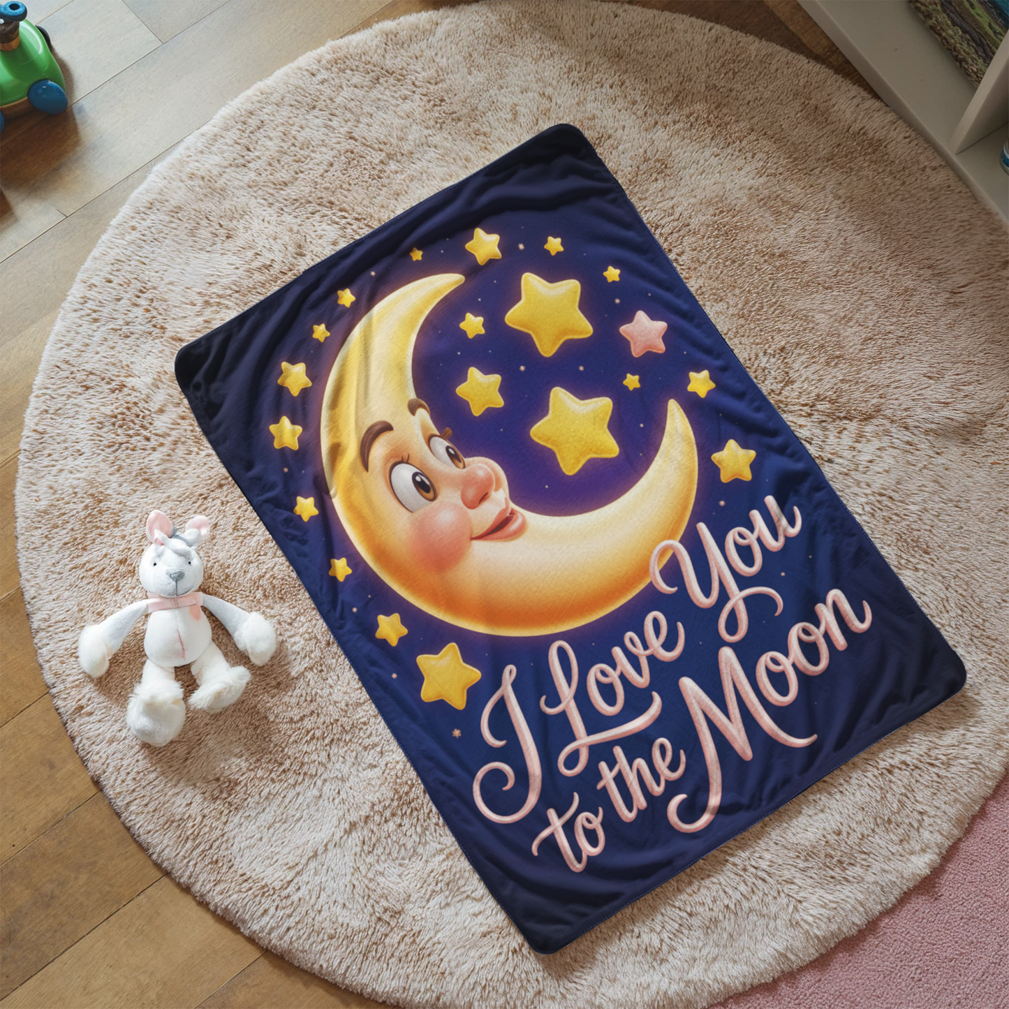 I love you to the moon Blanket