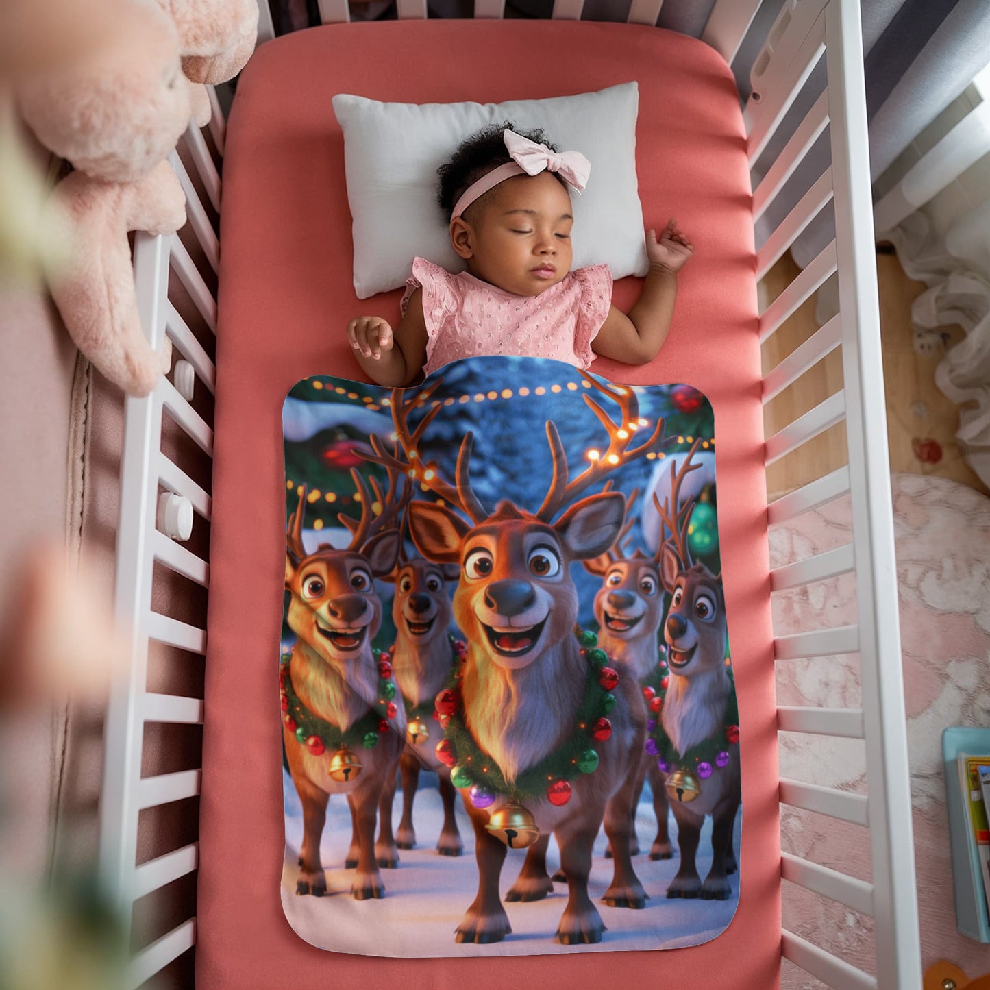 Christmas Reindeer Blanket
